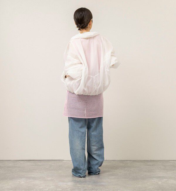 MAQWEL「【MAQWEL/マクウェル】ウォッシャブル透かし編みサマーニットノースリーブプルオーバー」|ニット・セーター|