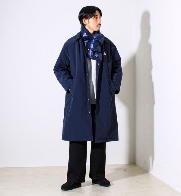 GLOSTER「【GEVACO/ゲバコ】中綿ステンカラーロングコート」|ステンカラーコート|