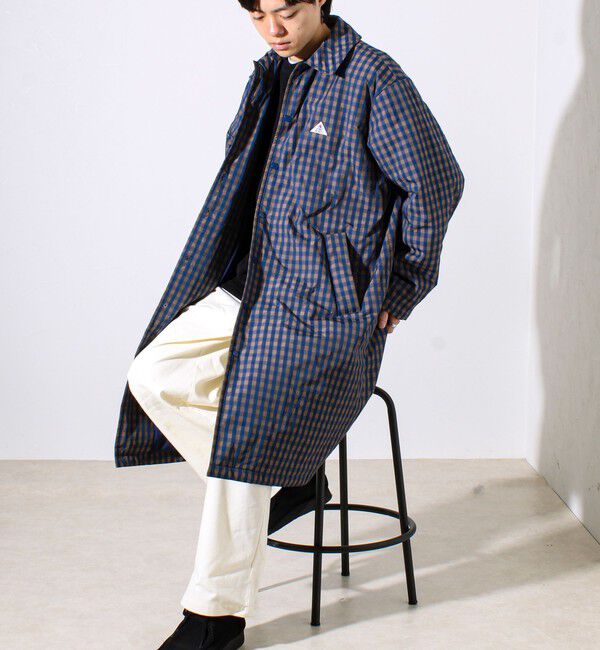 GLOSTER「【GEVACO/ゲバコ】中綿ステンカラーロングコート」|ステンカラーコート|