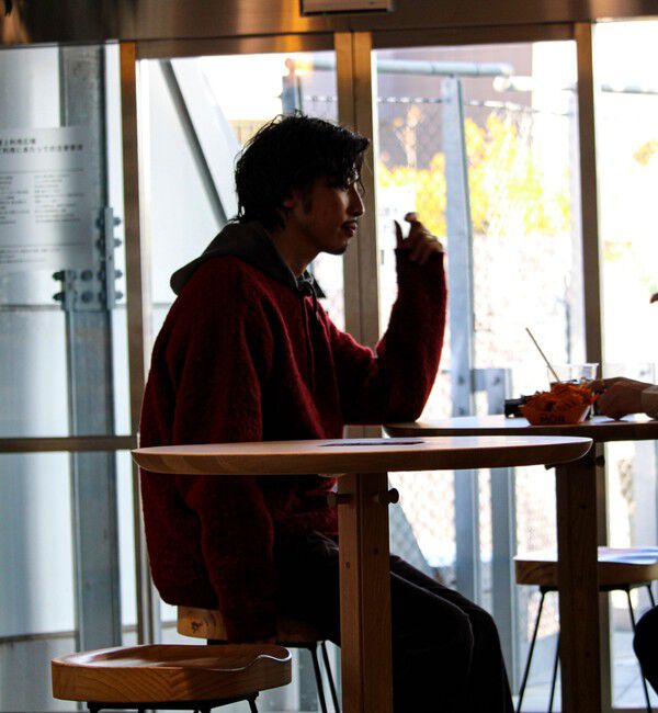 GLOSTER「【モヘアタッチ/ユニセックス対応】ヘンリーネックプルオーバーニット」|ニット・セーター|