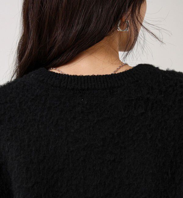 GLOSTER「【モヘアタッチ/ユニセックス対応】ヘンリーネックプルオーバーニット」|ニット・セーター|