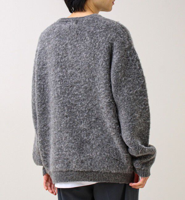 GLOSTER「【モヘアタッチ/ユニセックス対応】ヘンリーネックプルオーバーニット」|ニット・セーター|