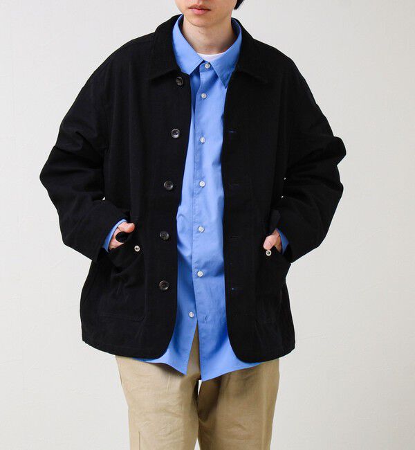 GLOSTER「【春の本命アウター】ハンティングブルゾン」|ブルゾン・スタジャン|ブラック