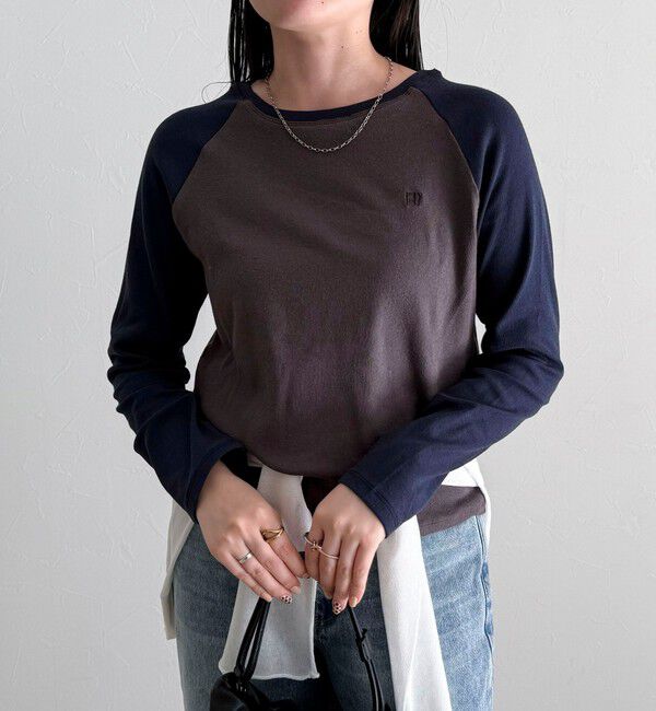 fredy emue「シアーラグランロンＴシャツ」|Tシャツ・カットソー|チャコールグレー