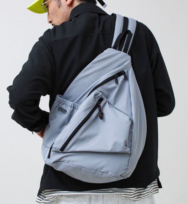 GLOSTER「【UNIVERSAL OVERALL】ONIGIRI one shoulder」|ショルダー・メッセンジャー|グレー