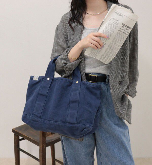 fredy emue「【TRIFFER/トリファー】カラーコットントートバッグ」|トートバッグ|ネイビー
