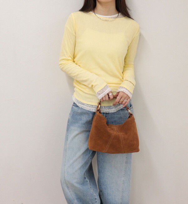 fredy emue「【AULENTTI/オーレンティ】スエードタッセルワンハンドルバッグ」|ショルダー・メッセンジャー|