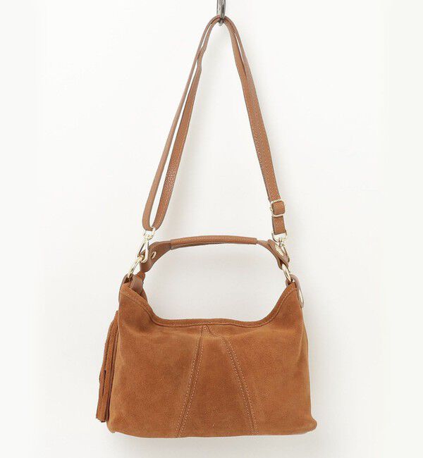 fredy emue「【AULENTTI/オーレンティ】スエードタッセルワンハンドルバッグ」|ショルダー・メッセンジャー|