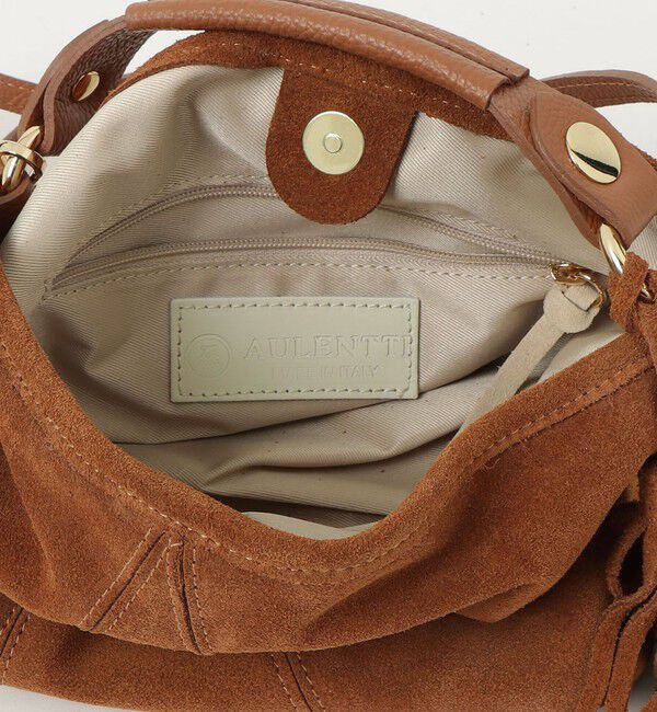 fredy emue「【AULENTTI/オーレンティ】スエードタッセルワンハンドルバッグ」|ショルダー・メッセンジャー|