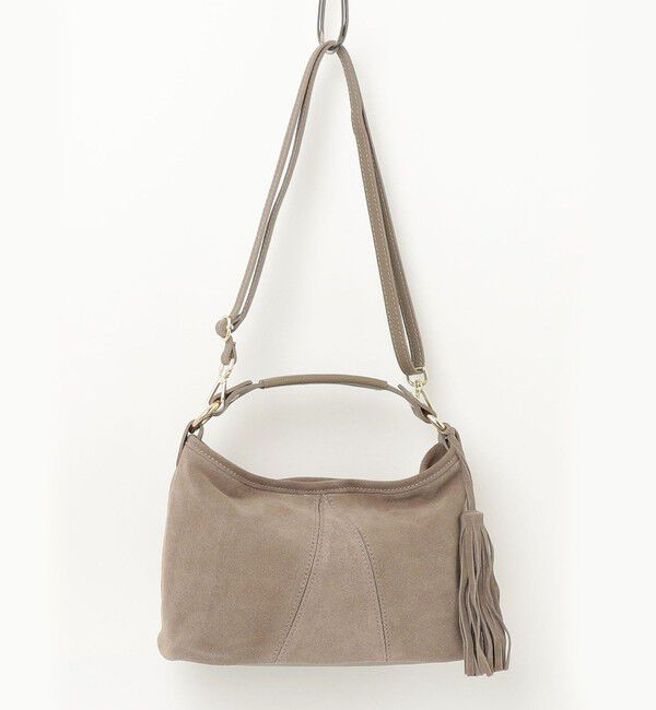fredy emue「【AULENTTI/オーレンティ】スエードタッセルワンハンドルバッグ」|ショルダー・メッセンジャー|
