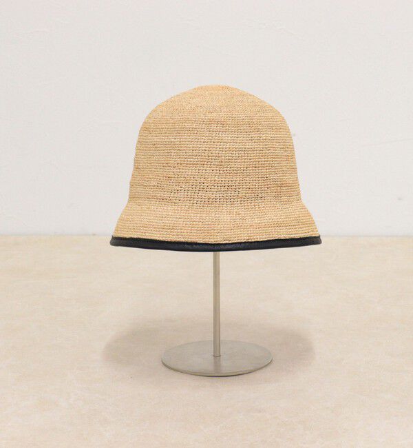 fredy emue「ラフィアパイピングバケットハット」|ハット|