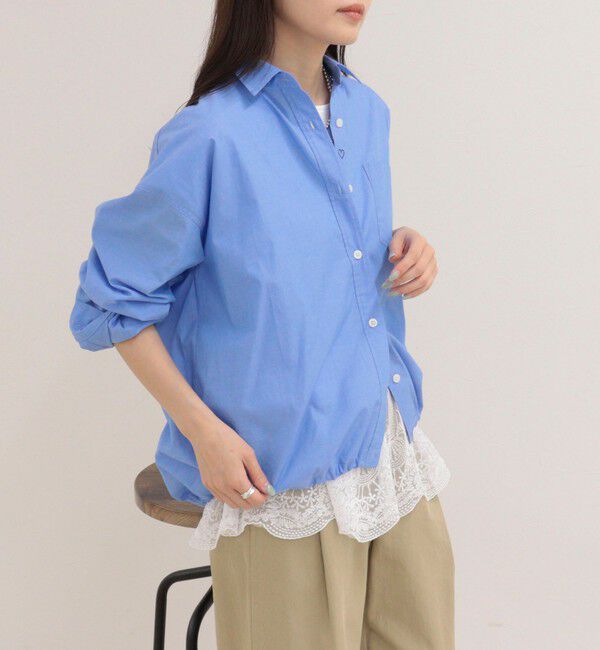 fredy emue「汗染み軽減加工シャツブルゾン」|シャツ・ブラウス|