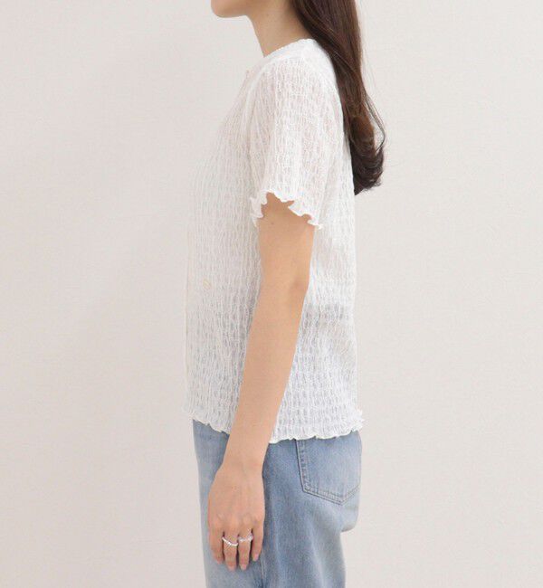 fredy emue「ポコポコ前開きプルオーバーカットソー」|Tシャツ・カットソー|