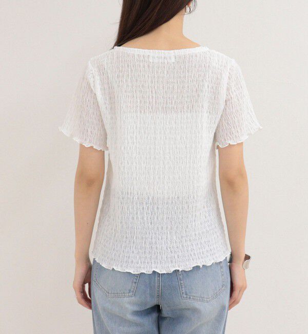 fredy emue「ポコポコ前開きプルオーバーカットソー」|Tシャツ・カットソー|