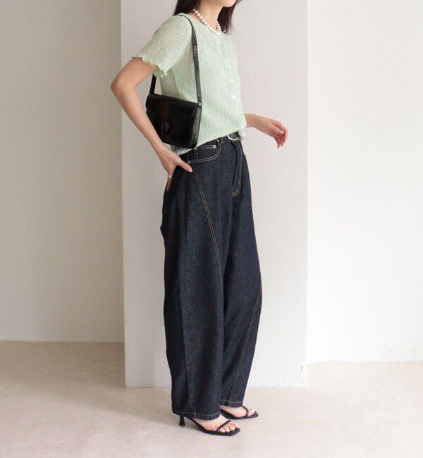 fredy emue「ポコポコ前開きプルオーバーカットソー」|Tシャツ・カットソー|