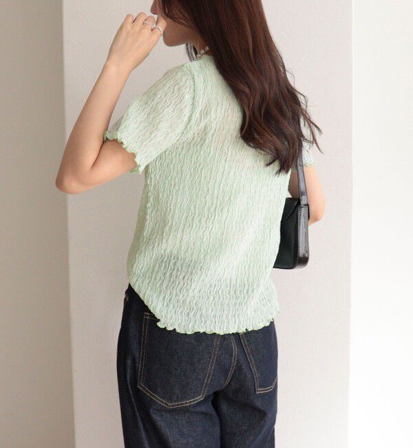 fredy emue「ポコポコ前開きプルオーバーカットソー」|Tシャツ・カットソー|