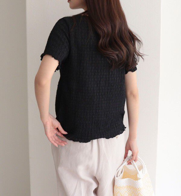 fredy emue「ポコポコ前開きプルオーバーカットソー」|Tシャツ・カットソー|