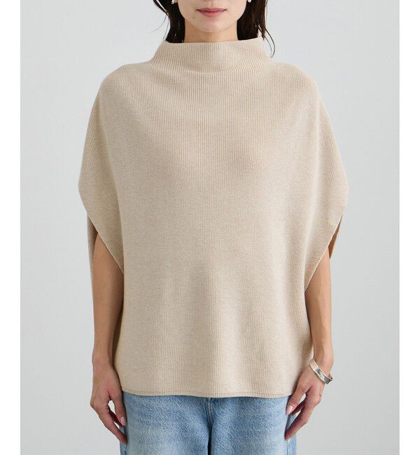 SALON adam et rope'「コットンシルクカシミヤ２WAYジレプルオーバー」|ニット・セーター|