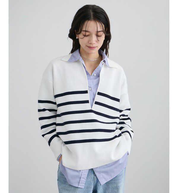 SALON adam et rope'「オーバーダイコットンサテンシャツ」|シャツ・ブラウス|