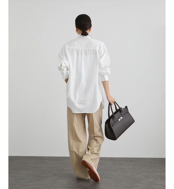 SALON adam et rope'「オーバーダイコットンサテンシャツ」|シャツ・ブラウス|