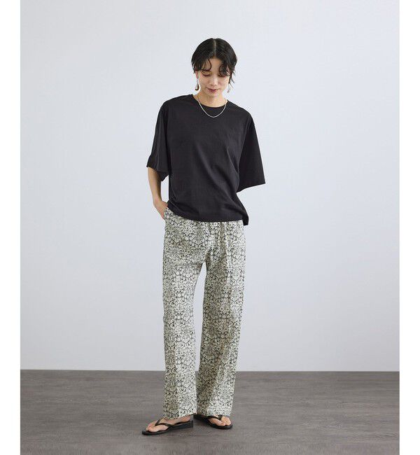 SALON adam et rope'「LIBERTYイージーリラックスパンツ」|チノ|