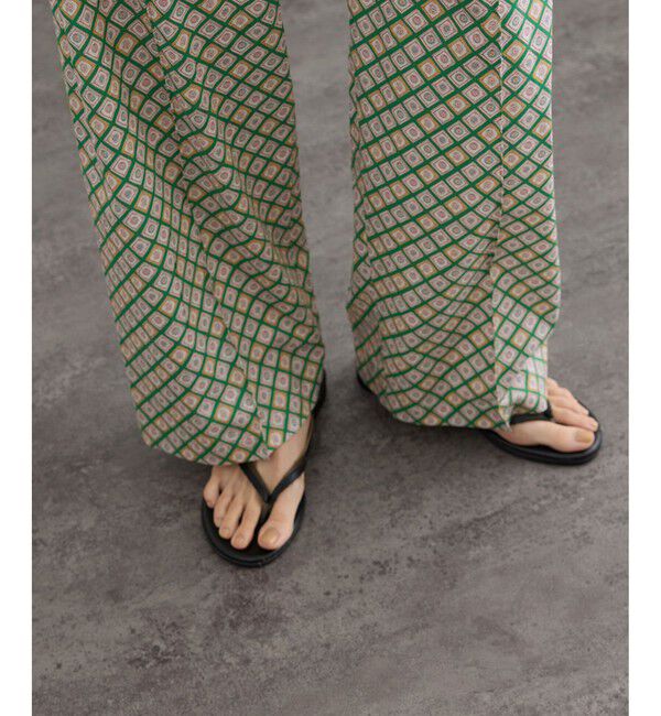 SALON adam et rope'「LIBERTYイージーリラックスパンツ」|チノ|