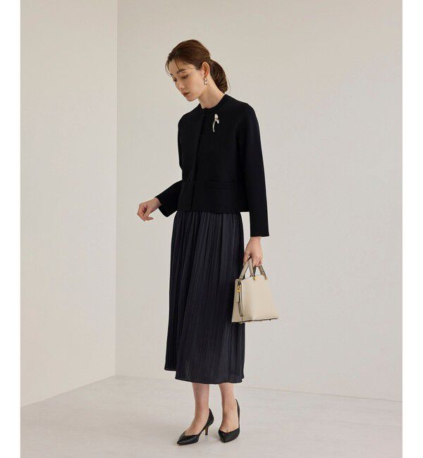 ROPE「ワッシャープリーツスカート」|スカート|