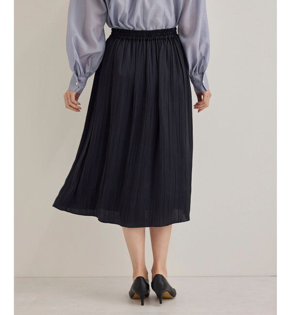 ROPE「ワッシャープリーツスカート」|スカート|