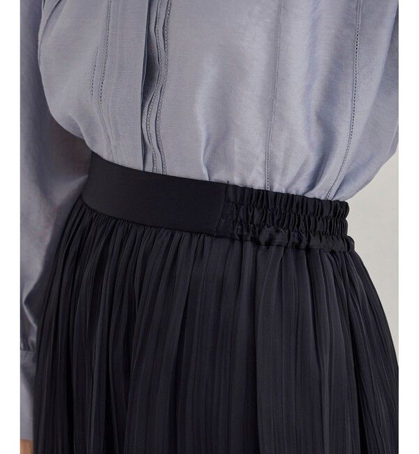 ROPE「ワッシャープリーツスカート」|スカート|