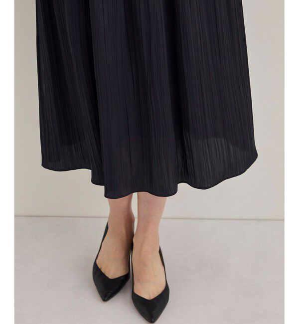 ROPE「ワッシャープリーツスカート」|スカート|