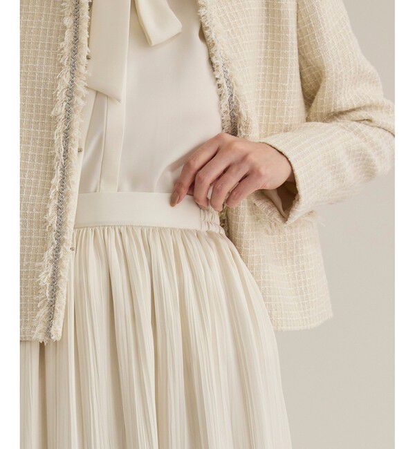 ROPE「ワッシャープリーツスカート」|スカート|