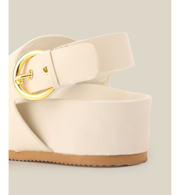 ROPE「スプリットレザーフットベッドサンダル」|サンダル|