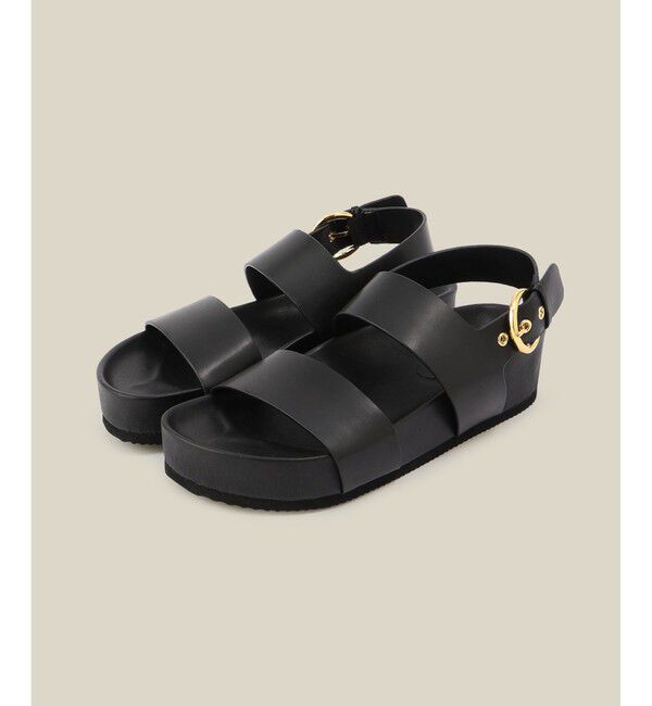 ROPE「スプリットレザーフットベッドサンダル」|サンダル|