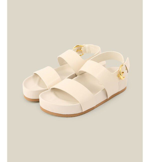 ROPE「スプリットレザーフットベッドサンダル」|サンダル|