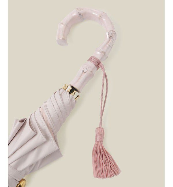 ROPE「【晴雨兼用・高機能】スライド式 ショートバンブーパラソル【UVカット/遮光・遮熱・防水効果】」|傘|