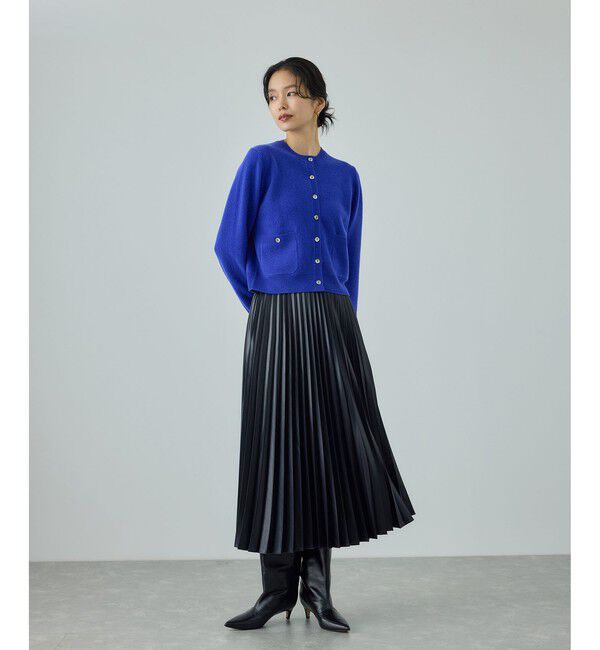 ROPE「【一部WEB限定】ウールカシミヤ ブレンドニットカーディガン/イージーケア」|カーディガン|