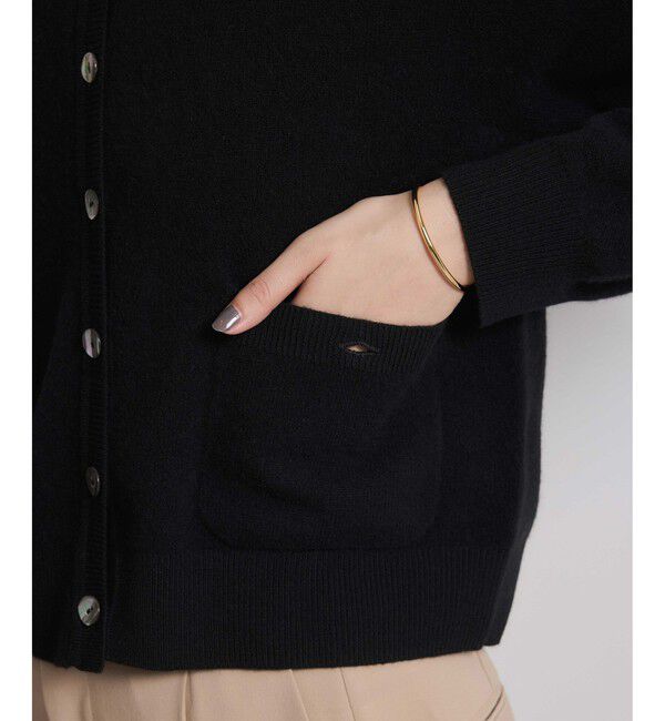 ROPE「【一部WEB限定】ウールカシミヤ ブレンドニットカーディガン/イージーケア」|カーディガン|