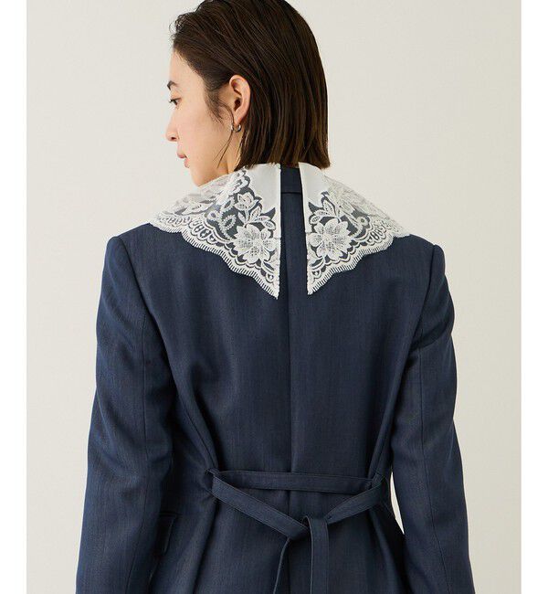 ROPE「レースカラーコンパクトブラウス/イージーケア」|シャツ・ブラウス|