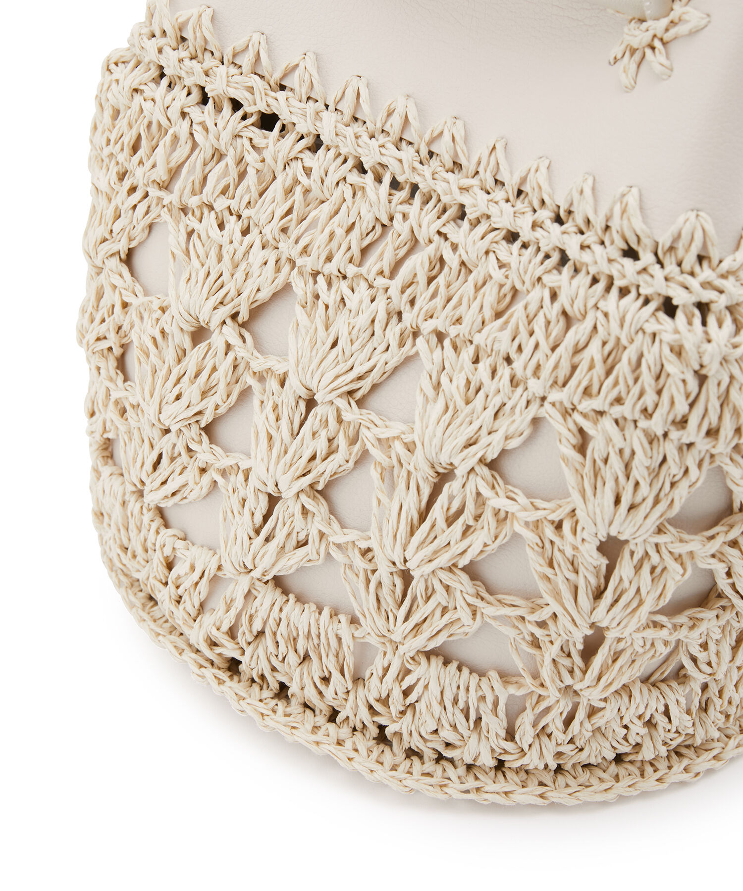 VIS「雑材コンビ異素材巾着バッグ」|ショルダー・メッセンジャー|