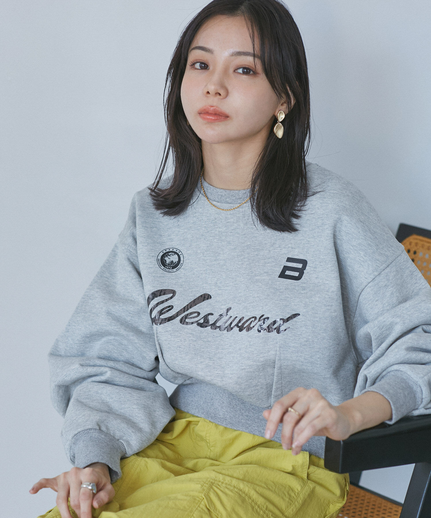 VIS「箔ロゴスウェットプルオーバー」|スウェット・ジャージ|