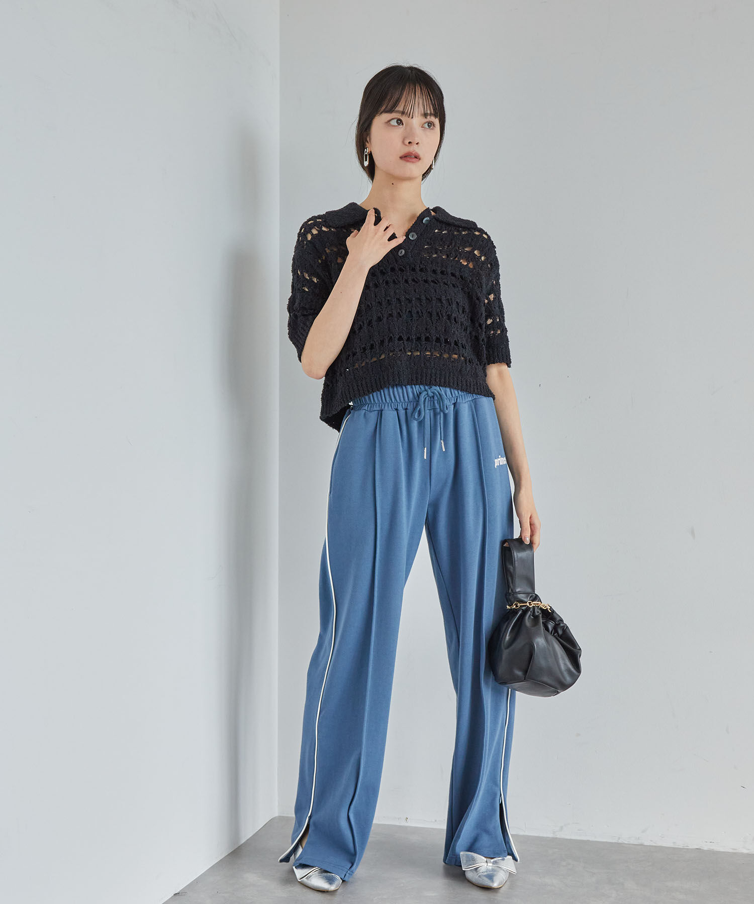 VIS「ファンシーヤーンニットポロ」|その他|