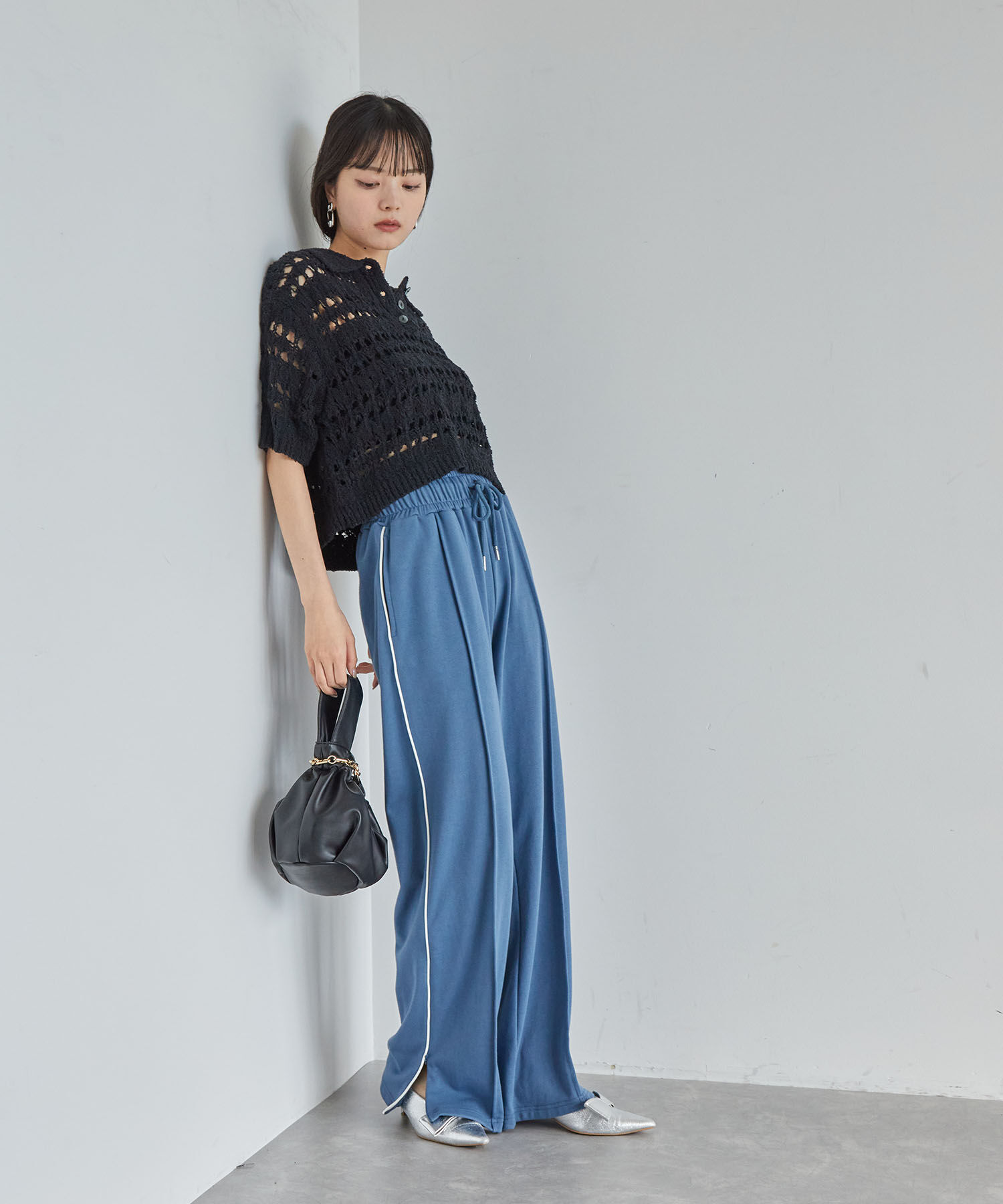 VIS「ファンシーヤーンニットポロ」|その他|