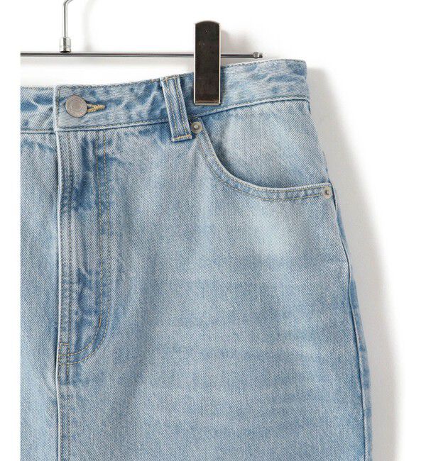 VIS「【洗える】アイラインウォシュデニムスカート」|スカート|