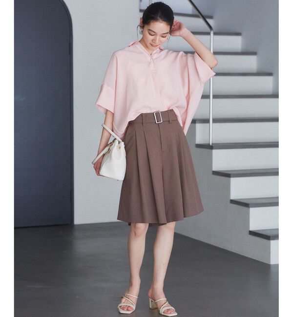 VIS「【WEB限定】バックシャンスキッパーブラウス」|シャツ・ブラウス|