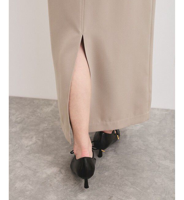 VIS「【洗える】Iラインロングスカート」|スカート|