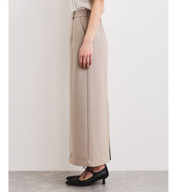 VIS「【洗える】Iラインロングスカート」|スカート|
