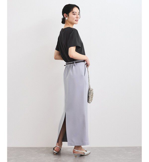VIS「【洗える】Iラインロングスカート」|スカート|