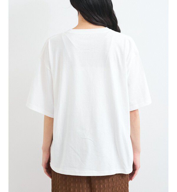 VIS「ピグメント加工プリントビッグTシャツ」|Tシャツ・カットソー|