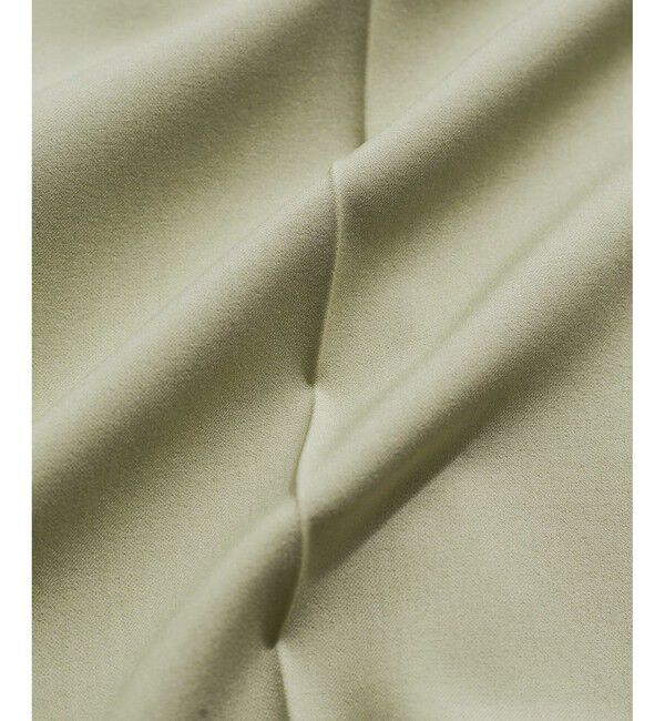 VIS「【新色追加】【防シワ/接触冷感】ベルトディテールタックワイドスラックスパンツ」|スラックス|