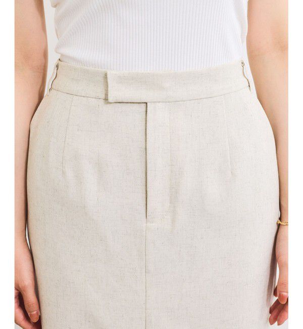 VIS「【セットアップ対応】Iラインスリットスカート」|スカート|